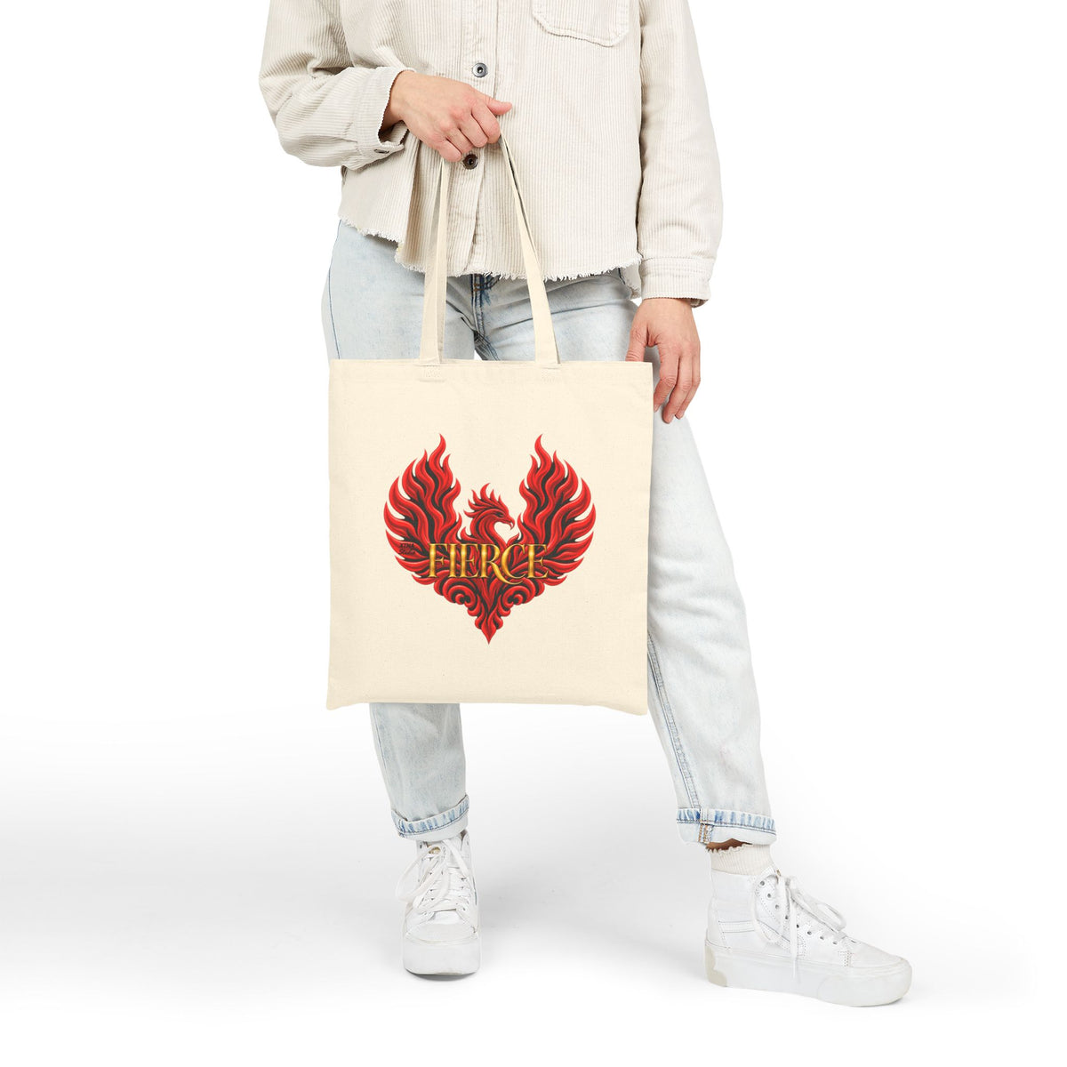 FIERCE Phoenix Cotton Canvas Tote | The Other "F" Words Collection