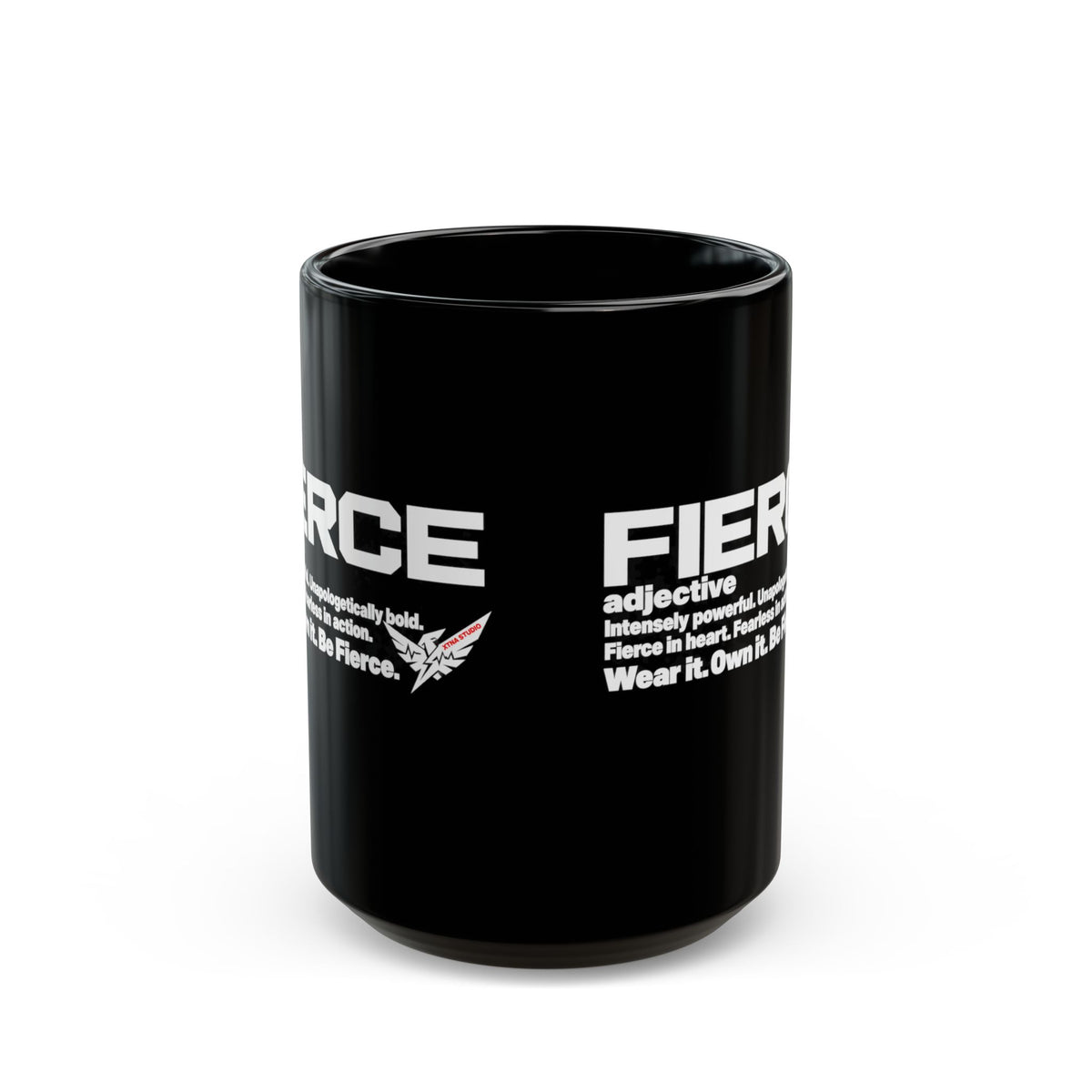 FIERCE Definition Black Mug | Built By Definition Series