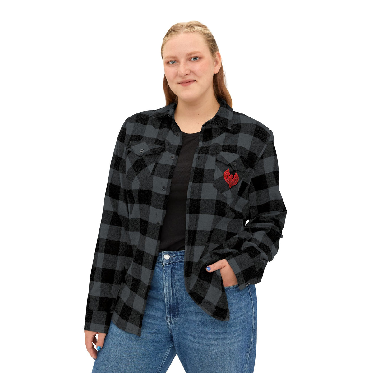 FIERY Phoenix Flannel Shirt | The Other "F" Words Collection
