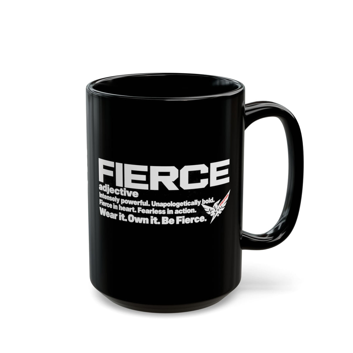 FIERCE Definition Black Mug | Built By Definition Series