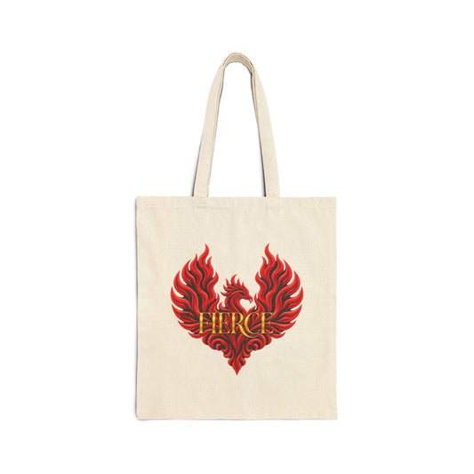 FIERCE Phoenix Cotton Canvas Tote | The Other "F" Words Collection
