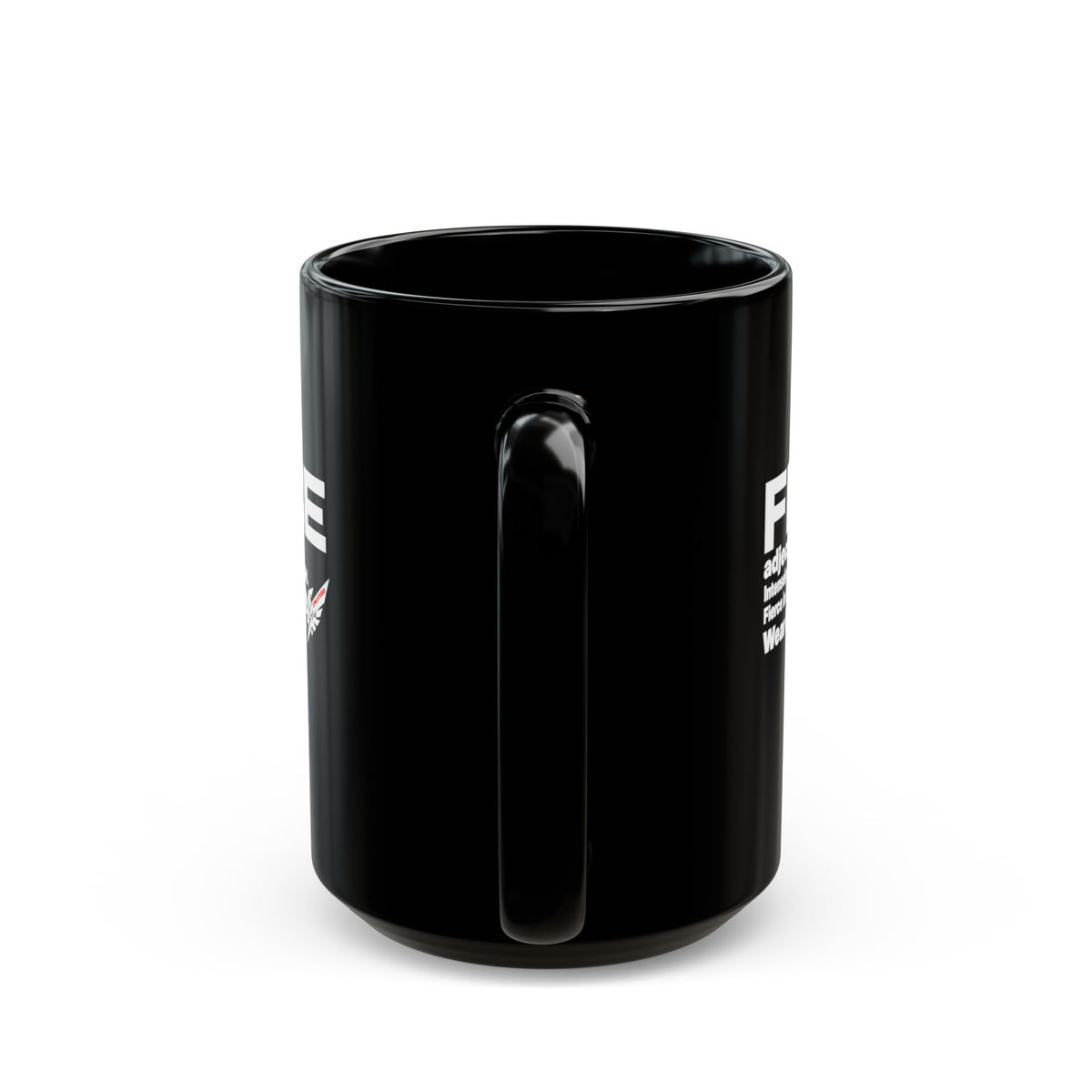 FIERCE Definition Black Mug | Built By Definition Series
