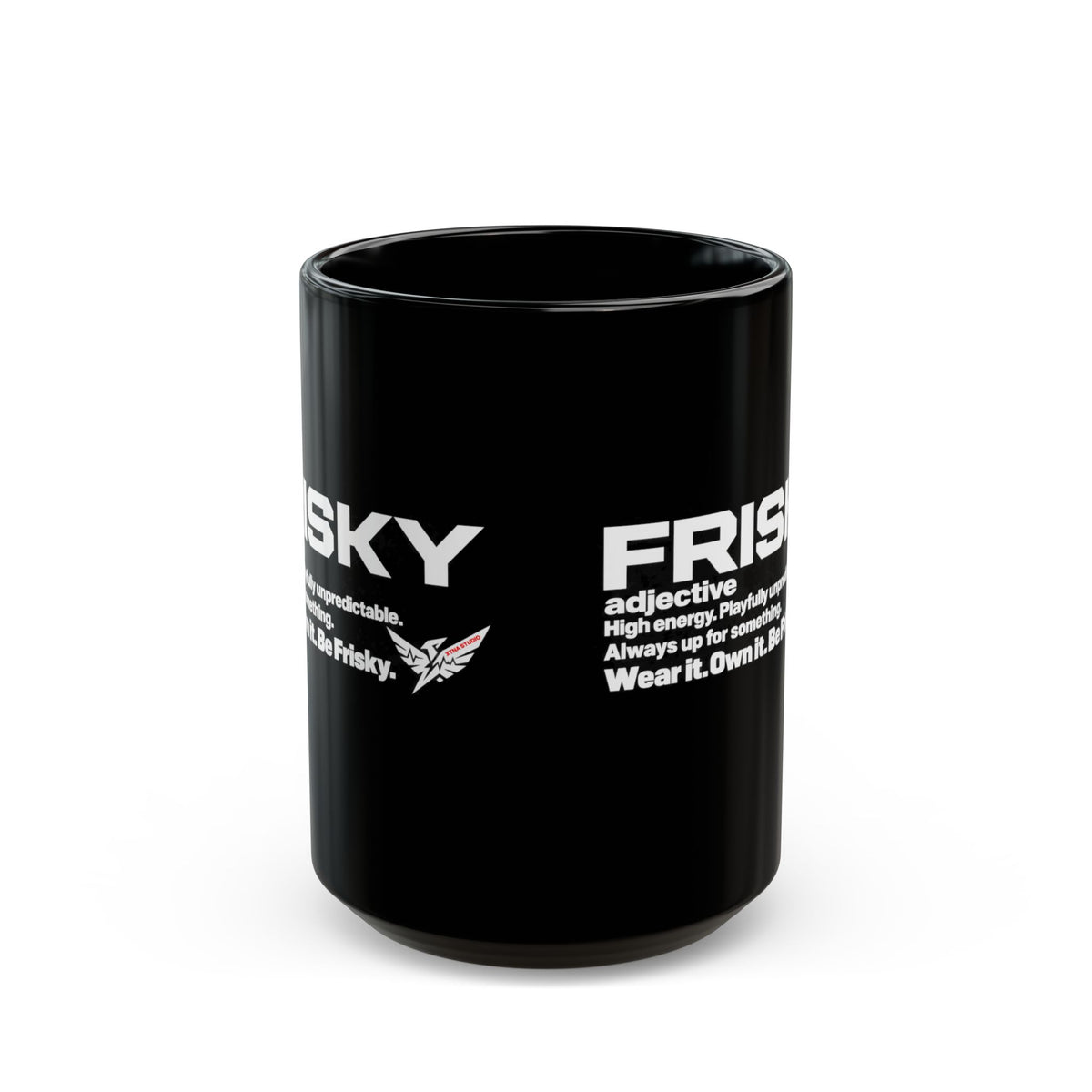 FRISKY Definition Black Mug | Built By Definition Series