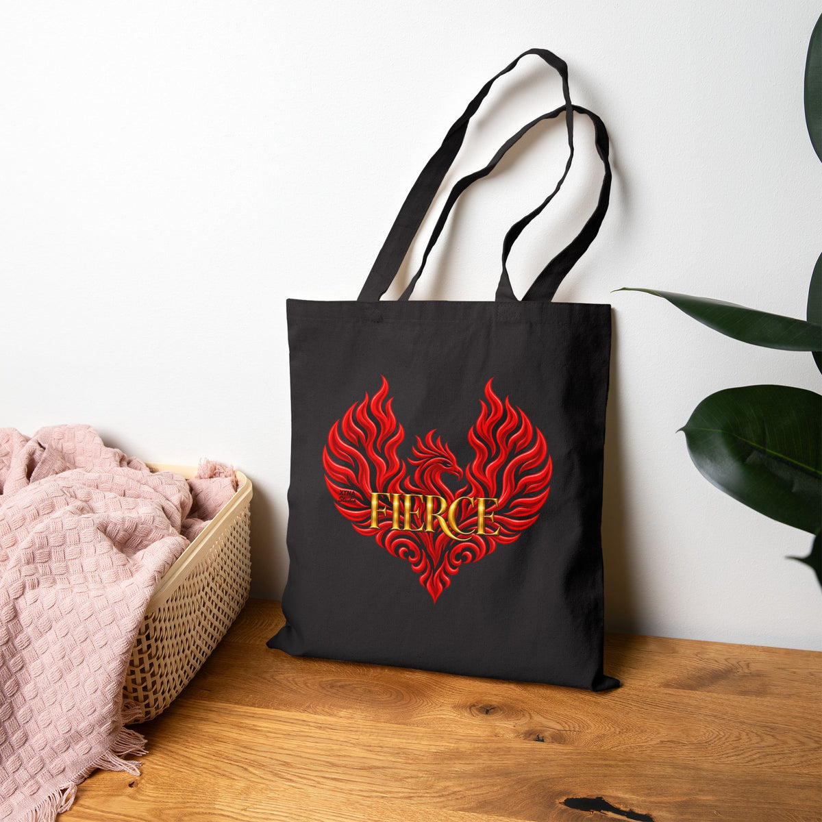FIERCE Phoenix Cotton Canvas Tote | The Other "F" Words Collection